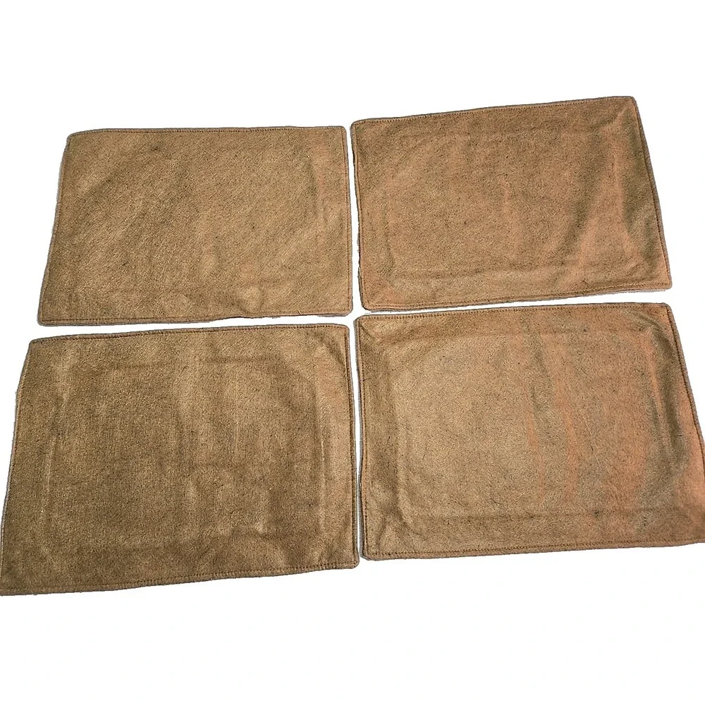 VTG‎ Placemats Set 4 Elk Moose Cabin Lodge Rustic Western Native American Decor